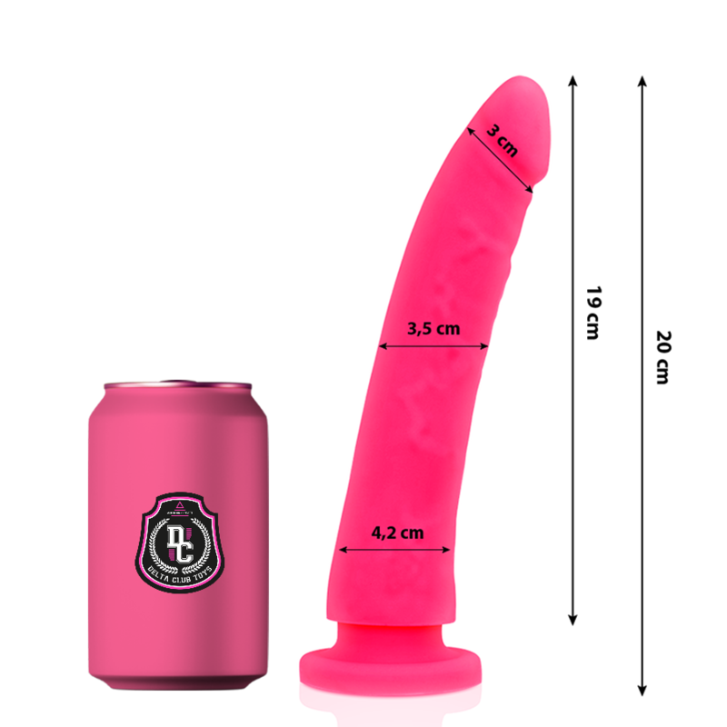 Dildo, Delta Club - Toys Roz, Silicon Medical, 20 CM x 4 CM Roz
